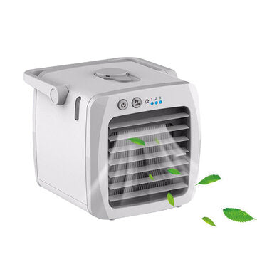 USB Lightweight Portable Mini Air Cooler Office Desktop Small Air Conditioner Cooling Fan
