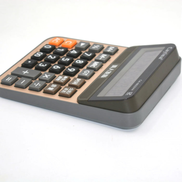 Cayina CA-6622V Voice Calculator Date Time Display Alarm Calculator with Large Screen Batteries Powe