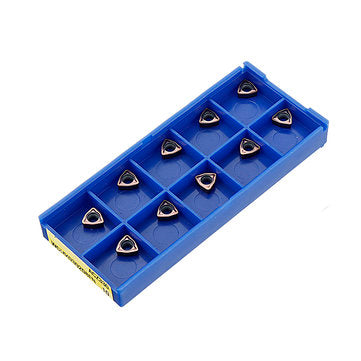 Machifit 10pcs WCMX030208 Carbide Insert Drill Blade WCMX Milling Inserts for U-drill