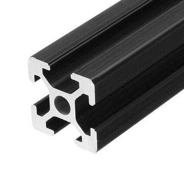 Machifit 400mm Length Black Anodized 2020 T-Slot Aluminum Profiles Extrusion Frame For CNC