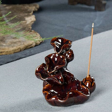 Porcelain Ceramic Backflow Incense Stick Burner Holder