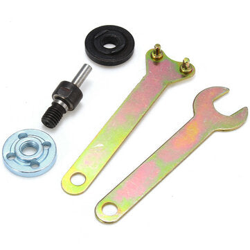 5pcs 6mm Connecting Rod and Pressure Plate with Wrench For Variable Angle Grinder