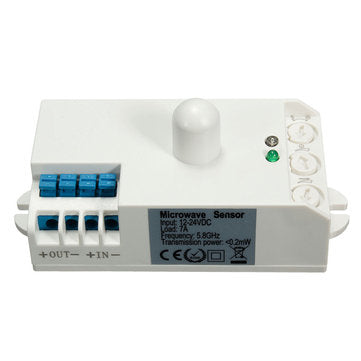 SK-807-DC DC 12V-24V 5.8GHz Microwave Radar Sensor Body Motion HF Detector Light Switch