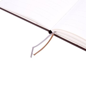 Deli 22237 16K Notebook Leather Business Office Book Student Stationery Supplies Random Color