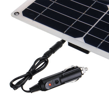 40W 18V Mono Solar Panel Dual 12V/5V DC USB Monocrystaline Flexible Solar Charger For Car RV Boat Ba