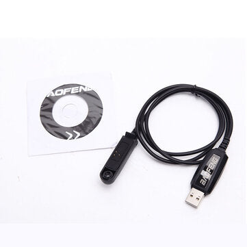 Walkie Talkie Charging Cable Portable Intercom USB Charger for BAOFENG UV9R AMG/GT-3WP/9R Plus/A58/9