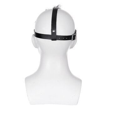 The Plague Doctor Mask Black Latex Gothic Steampunk Bird Beak