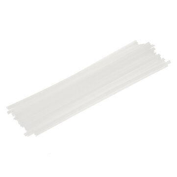 50pcs Multi-color PP/PVC Plastic Welding Rods for Repairs 2.5x5mm Plastic Welding ... (COLOR: WHITE)