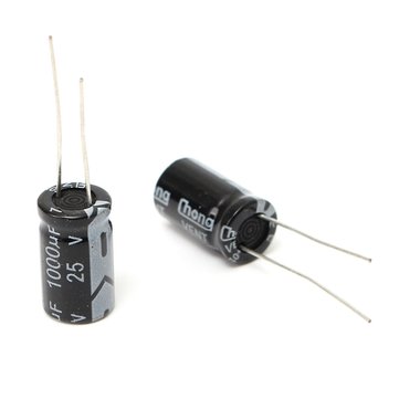 60pcs 1000uF 25V Radial Electrolytic Capacitor 10 x 17mm 105C