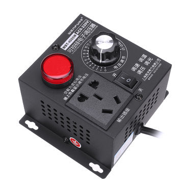 AC 220V 4000W Adjustable Voltage Regulator Motor Speed Controller Fan Control Controller RA