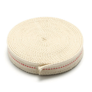 7/8 Inch Flat Cotton Wick 15 Foot Length Wick For Oil Lamps and Lanterns 4.5M