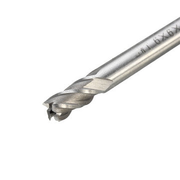 10pcs 2-10mm 4 Flute Milling Cutter HSS-Al  End Mill Cutter CNC Tool