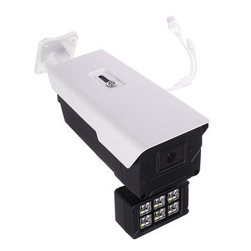 6PCS LED Lights Full Color 3MP POE IP Camera Outdoor IP65 50m Infrared Night Vision Motion Tracking