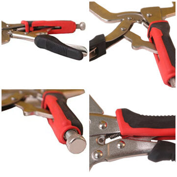 Drillpro Woodworking 90 Degree Right Angle Clamp Pocket Hole Clamp for Pocket Hole Joinery