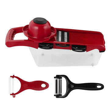 XYJ CCFG8901 Multi-function Vegetable Cutter Steel Blade Mandoline Slicer Potato Peeler Carrot Chees