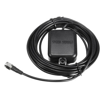 GPS Speedometer Waterproof Digital Odometer Gauge Black For Vehicle