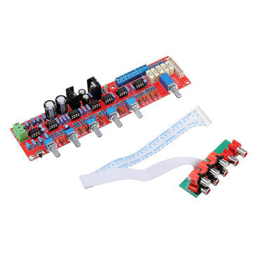 NE5532 Preamplifier Bord HIFI 5.1 Tone Plate Volume Control Panel Preamp Mixer Board Pre-Amplifier B