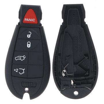5 Button Car Remote Key Fob Case + Insert Blade For Jeep Grand Cherokee/ Commander 08-12