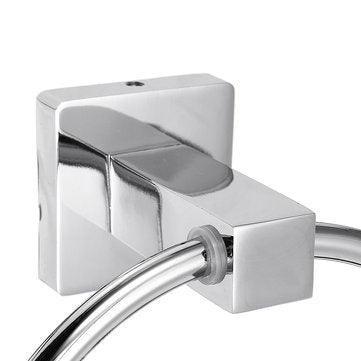Stainless Steel Silver Toilet Towel Storage Holder Wall Mounted Bathroom Rack