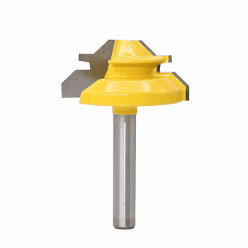 1/4 inch Shank 45 Degree Lock Miter Router Bit Tenon Milling Cutter Woodworking Tool Fo... (TYPE: E)