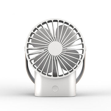 UB-05 USB Rechargeable Portable Mini Copper Mute Fan Desktop Office Fan with 2500mAh Capacity Batter