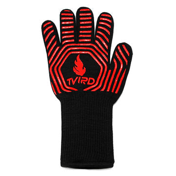 Tvird BBQ Grilling Cooking Gloves 932F Heat Resistant Barbecue Gloves for Men Women Kitchen Protec