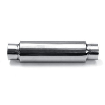 Universal Exhaust Muffler Silencer Glass Pack 12" Long 3" Inlet Outlet