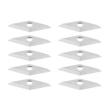 10pcs 16X16X2.5mm Diamond Carbide Insert For 10x28mm 35 Degree Arbor Wood Turning Tool