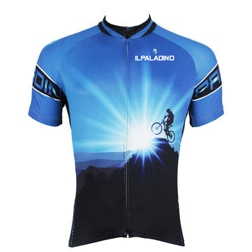 Men Cycling Jersey Bicycle Shirts Sleeve Cycling Jersey Motorcycle Shirt Quick Dry (SIZE: XS)