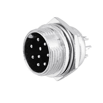 5pcs GX16-9 Pin Male And Female Diameter 16mm Wire Panel Connector GX16 Circular Aviation Connector