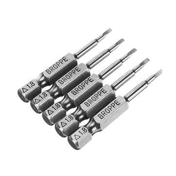 5pcs 1.8 50mm Screwdriver Bits Set 1/4 Inch Hex Magnetic Triangle Screwdriver Bits