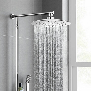 10`` Round High Pressure Rainfall Shower Head 9.6L/min Self-cleaning Nozzles