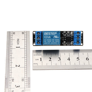 1 Channel 24V Relay Module Optocoupler Isolation With Indicator Input Active Low Level BESTEP for Ar
