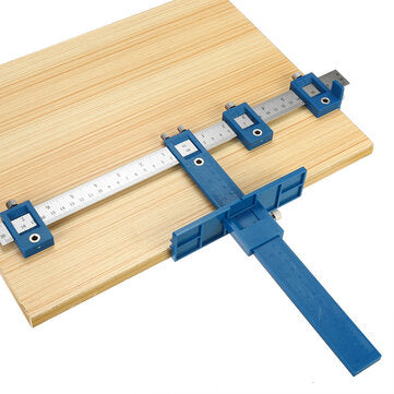 Woodworking Inch and Mertic Cabinet Hardware Jig Punch Locator Carpenter Hardware Drill Guide Tool W