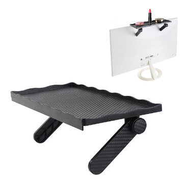 Upgrade Adjustable TV Screen Top Storage Shelf Rack Holder Computer Monitor Desktop Stand TV Stand S