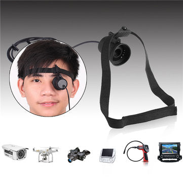 80 inch Monocular Mini Micro Display HD Night Vision with Headband Goggles AV Series for FPV Monitor