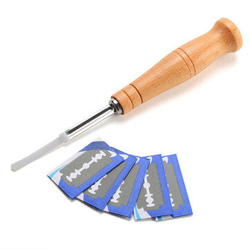 1 Set  Bread Cutter Bread Lame French Toas Cutters Kitchen Gadgets Wooden Handle Baking Accessories