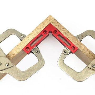 Drillpro All Metric Aluminium Alloy 90 Degree 120x120mm Precision Clamping Square Woodworking L-Shap