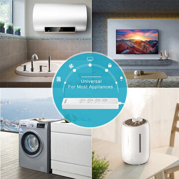 RSH Tuya Smart Wireless WiFi EU Power Socket European Standard Voice Control Work with Amazon Alexa