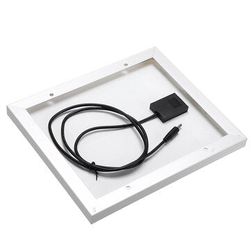 Solar Panel 6V 5W 156 Single Crystal Silicon Cell Tempered Glass/Anodized Aluminum Alloy