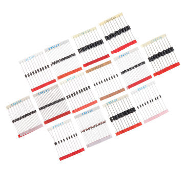 1000pcs Fast Switching Schottky Diode Assorted Kit 1N4001 1N4004 1N4007 1N5408 UF4007 FR207 1N5817 1