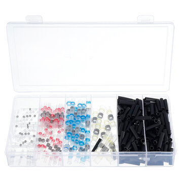 500Pcs Heat Shrinkable Tube with Waterproof Solder Ring Box