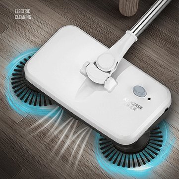 Wireless Rotary Rechargeable Electric Floor Mop Cleaner Spin Powered Reusable