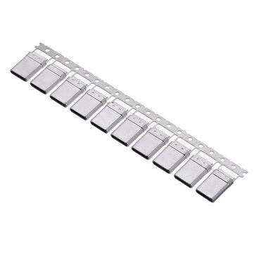 10PCS Type C 3.1 Splint Male 24p Splint 0.8 With Clamp Foot Riveting Shell Full Function
