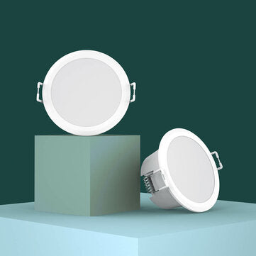 Zeeray 220-240V LED Wifi Smart Downlight Dimmable 4000K White Light Group Control Support Mi Smart E