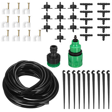 5M Drip Irrigation Kit Plant Flower Pot Watering Kit Gardening Tool Set System