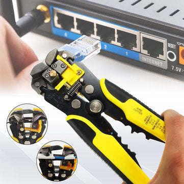 Drillpro Multifunctional Ratchet Crimping Tool Wire Strippers Terminals Pliers