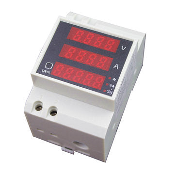 D52-2048 Digital Energy Meter LED Active Power Factor Multi-Functional Power Meter Voltmeter Current
