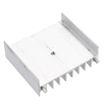 25pcs Transistor Radiator Power Amplifier Chip Heat Sink Thyristor Aluminum Heat Sink 47*16.5*40MM