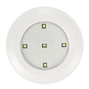 6PCS LED Wireless Cabinet Light Kitchen Counter Under Touch Closets Lighting Puck Lamp with Remote C